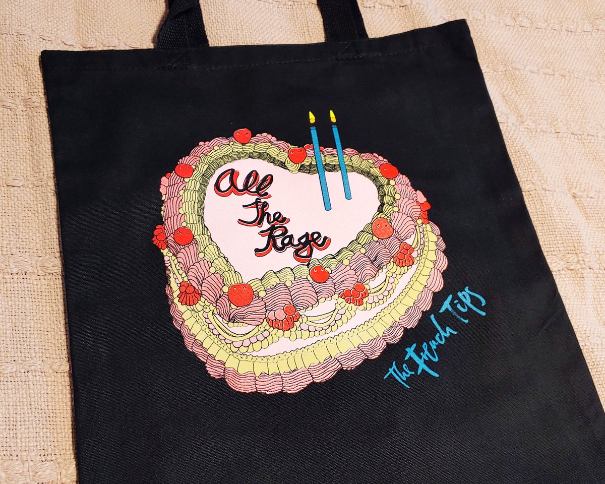 frenchtipsband's tweet photo. ALL THE RAGE ALBUM PRE-ORDERS ARE UP TODAY FOR BANDCAMP FRIDAY! No tricks! We've got some tasty, cherry red vinyl in the works and new merch! Link in bio!
#bandcampfriday #albumrelease #albumpreorder #thefrenchtips #boise #boisemusic #cake https://t.co/2zoT1sj1v1