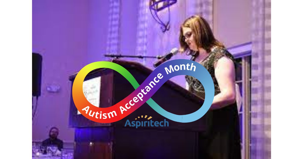 Aspiritech's tweet photo. Today is the first day of #AutismAcceptanceMonth. At Aspiritech, we believe in #AutismAcceptance every day of the year, by offering meaningful employment to #Autisitc adults, providing additional support, and having the option of social opportunities. #AutismAwarenessMonth https://t.co/S3BJDAhU3F