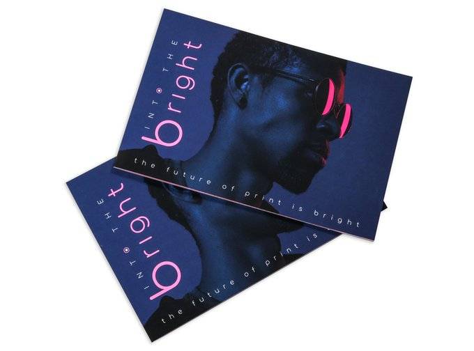 Gettoners's tweet photo. Our "Into the Bright" Collection featured the BRIGHT &amp; BOLD Fluorescent Pink Ink by @Xerox/   - a color that  jumps right off the page! The future of print is definitely bright in HOT PINKSmiling face with sunglasses #DigitalPrint #BeyondCMYK  https://t.co/4lf4GarKxt https://t.co/Ax7nKn14s4