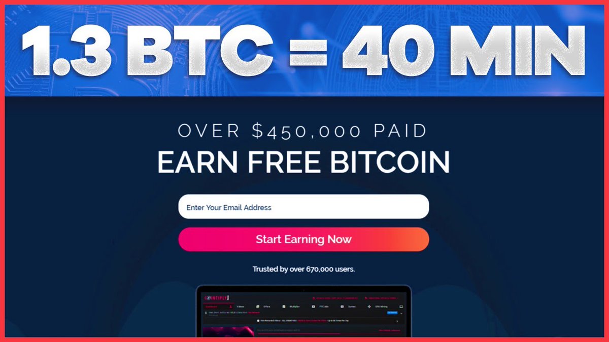 MoneyHacksYT's tweet photo. FREE #Bitcoin Mining Sites Without Investments 2022 - Mine 1.3 BTC in 40 ... https://t.co/wvIAfYOV3l via @YouTube https://t.co/9E9iPVnWT4