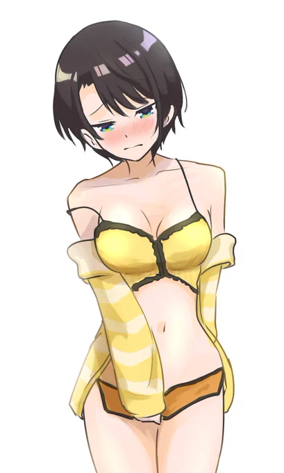 落書き
まつりちゃんの部屋着をスバルちゃんに着せてみた。 