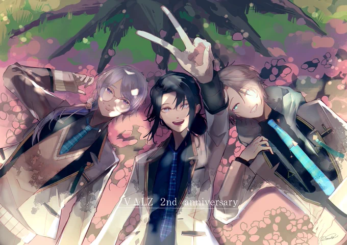 #VΔLZ2周年 #桜魔の土産
#描いた晴 #長尾百景 #上弦画
VΔLZ二周年おめでとう!!🎉 