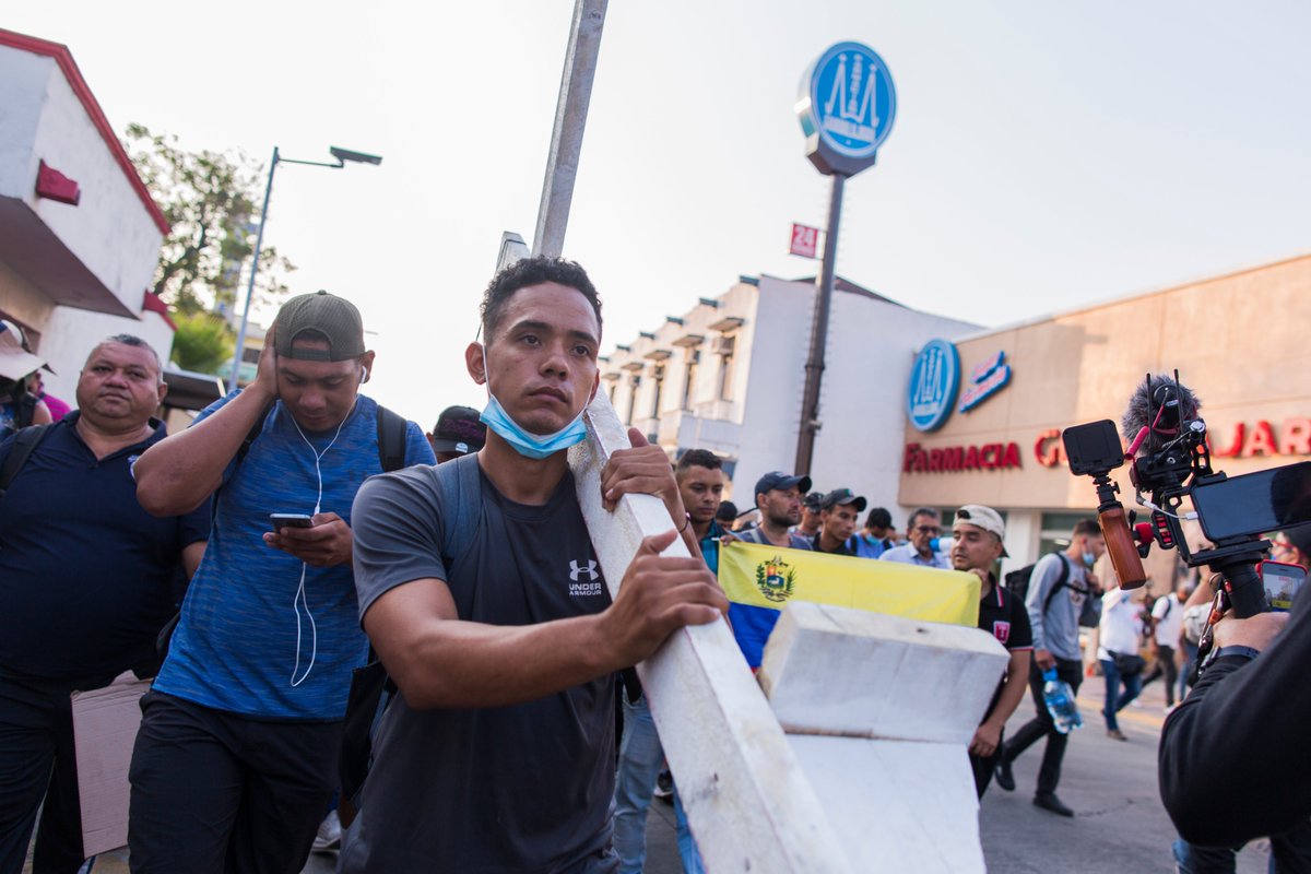 Jesús Migrante. Tapachula, México. April 1, 2022.

#caravanmigrante #tapachula