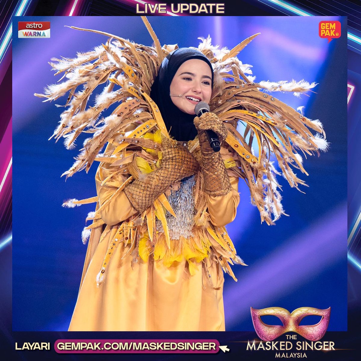 Astro_Gempak's tweet photo. #GempakLive: Burung Hantu yang sentiasa cool! Hello Hannah Delisha ๐๐
Tonton video menarik persembahan di https://t.co/UFsYmMEXGT sekarang!
.
#TheMaskedSingerMalaysia
#SiapaDiSebalikTopeng
#TheMaskedSingerMY2
#TMSM2
#TMSM
#SelongkarKasiBongkar https://t.co/dOXtslSEcP