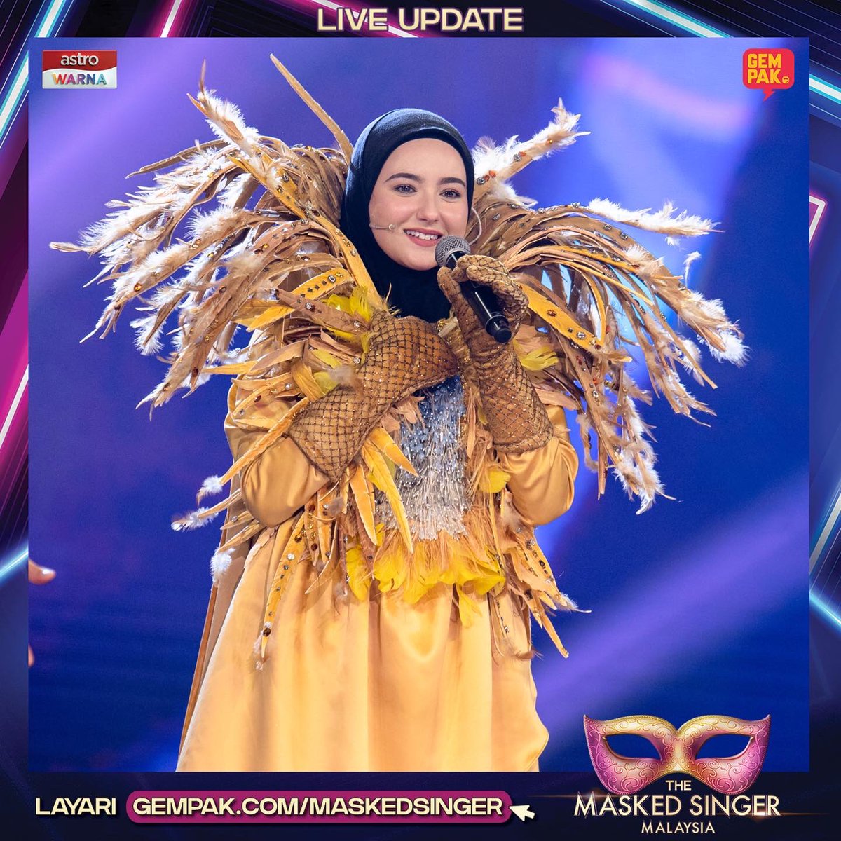 Astro_Gempak's tweet photo. #GempakLive: Burung Hantu yang sentiasa cool! Hello Hannah Delisha ๐๐
Tonton video menarik persembahan di https://t.co/UFsYmMEXGT sekarang!
.
#TheMaskedSingerMalaysia
#SiapaDiSebalikTopeng
#TheMaskedSingerMY2
#TMSM2
#TMSM
#SelongkarKasiBongkar https://t.co/dOXtslSEcP