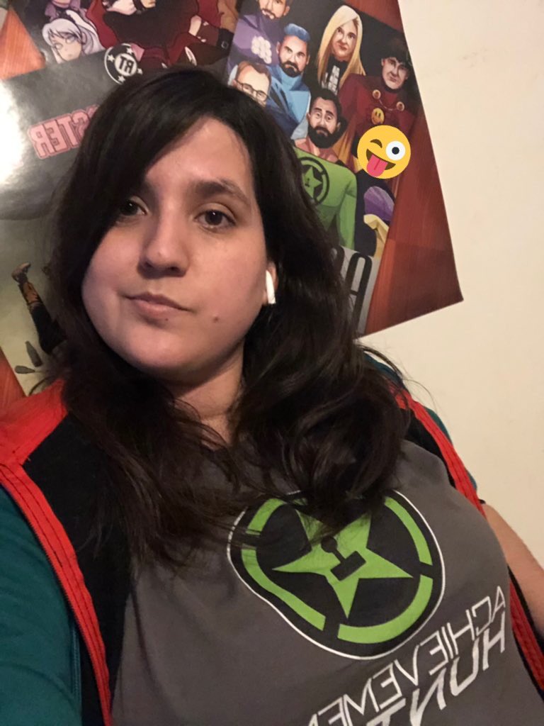 StormiestSky's tweet photo. Happy anniversary to @RoosterTeeth!! Everything you guys do is amazing and I’m proud to be a fan. Also major shout out to @TheRTStore for these two amazing @AchievementHunt throwback shirts!!! Might wanna check out the RTStore my friends 👀👀👀 #RT19 https://t.co/r1I1h2hvNy