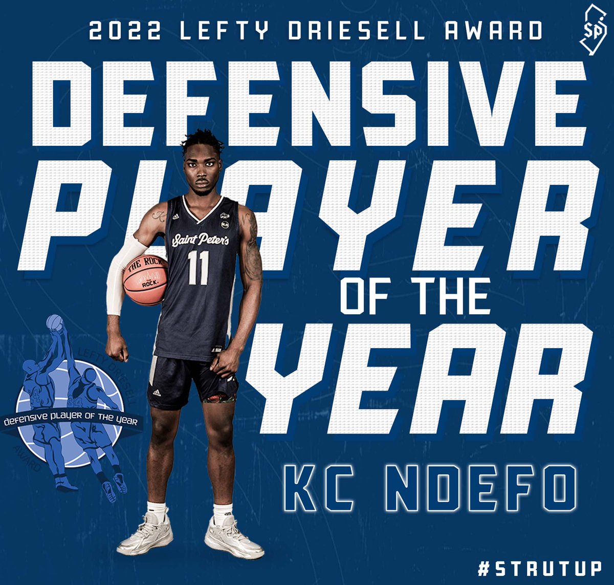 The best defensive player in program history adds another 🏆!

KC Ndefo is the Lefty Driesell National Defensive Player of the Year!

📰: bit.ly/3NF72am

#StrutUp🦚