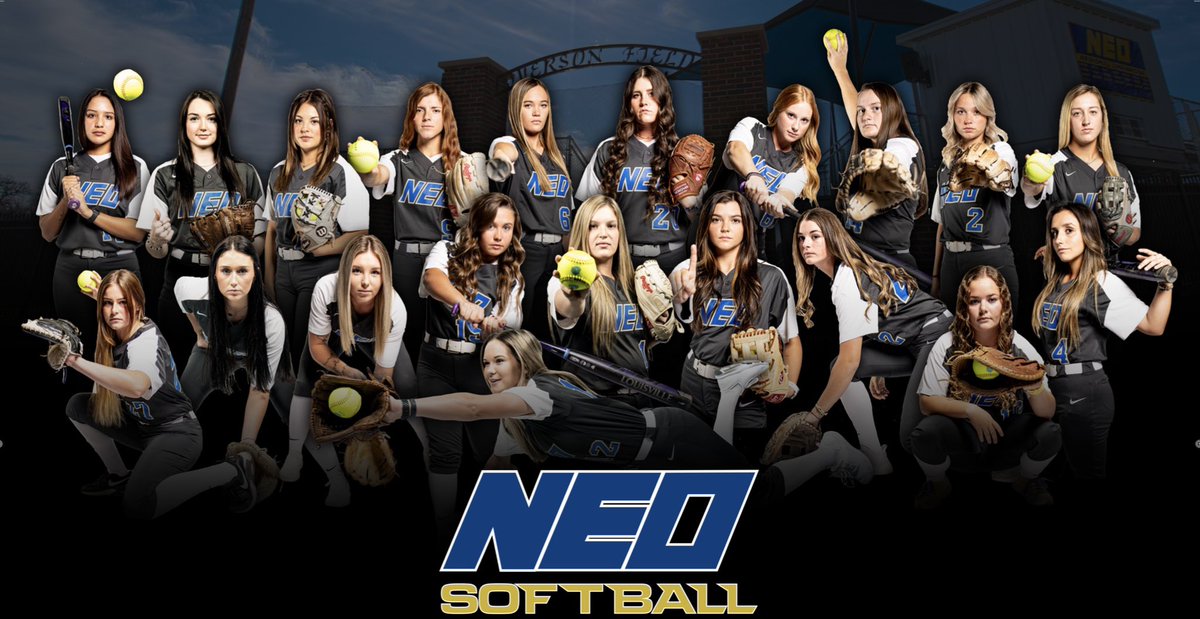 NEOSFTBLL's tweet photo. ⚠️ Alumni day: 4/9/22 vs. Eastern 2&amp;4pm
⚠️ Sophomore day: 5/1/22 vs. Tonk 1&amp;3pm https://t.co/4RYlDOXKnc