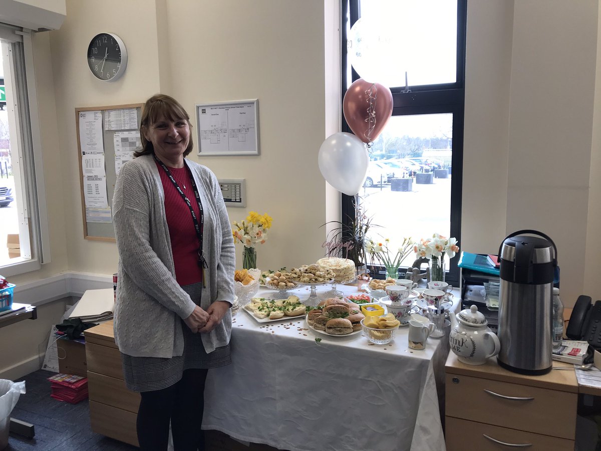 Celebrating a special birthday for one of our special ladies in the office. Happy birthday Mrs Isaacs 🎉🥳🎁🎂