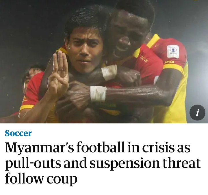 NantEiThandar's tweet photo. There have been nearly 2k deaths, 10k+ arrests, 1M+ victims alongside with democracy collapse by junta's brutal violence. It alarms RED int'l urgent aids of football fans and clickers there. Join https://t.co/Ajpu0QcqDk to #HelpMyanmarDigitalStrike and save democracy restore. https://t.co/9RSRGC4fsP