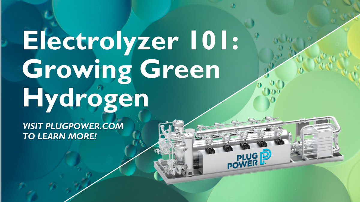 Plug Power Inc. on Twitter Our worldclass electrolyzer products allow