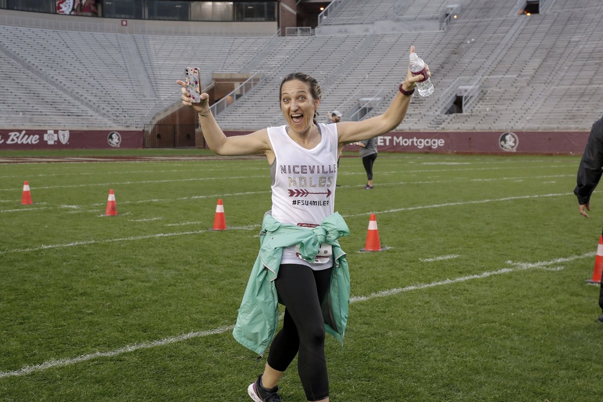 FinishOnThe50's tweet photo. Happy Friday! We can't wait to see you all next weekend inside Doak Campbell Stadium.

There is still time to register:
https://t.co/THK0VJHy5Q

@SeminoleEvents | @Visit_Tally

#FinishOnThe50 #GarnetAndGold4Miler https://t.co/824VoiTDgI