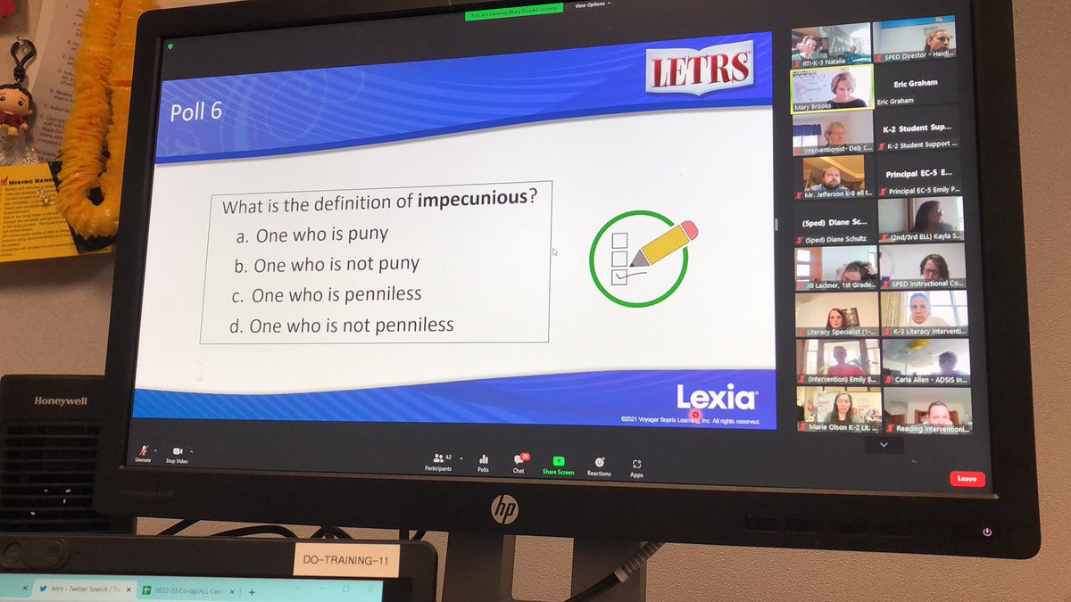 Midway through my first unit of #LETRS training. Thank you <a href="/MnDeptEd/">Minnesota Department of Education</a> for this opportunity.