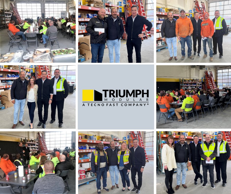 triumphmodular's tweet image. Celebrating teamwork at Triumph Modular with lunch in the shop! #teamwork #redefiningmodular #triumph