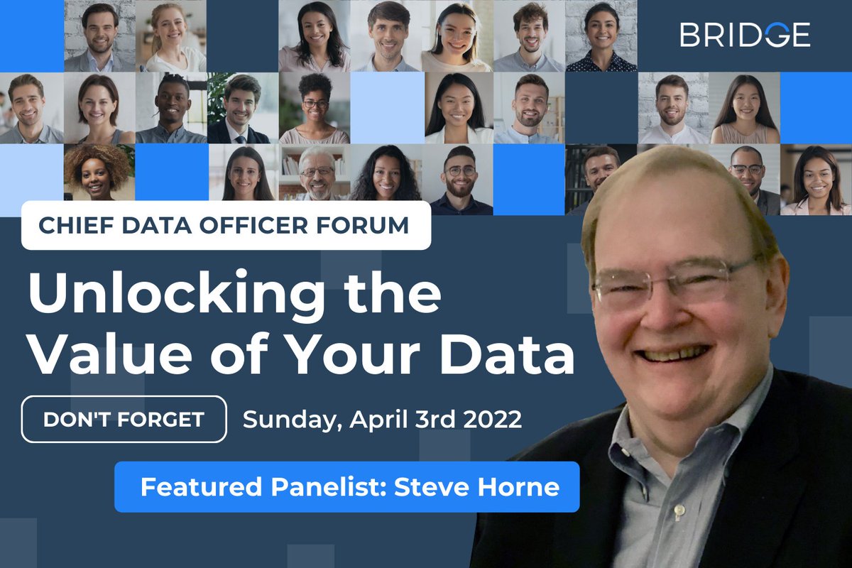 ConnectByBridge's tweet photo. Don’t forget to catch our Chief Data Officer, Steve Horne speaking this Sunday, April 3rd at Consero’s CDO event! See you there!
#CDO #CDOForum #Data #PIIData #FirstPartyData #DataPrivacy #ConsumerData https://t.co/SyYeV67vlZ