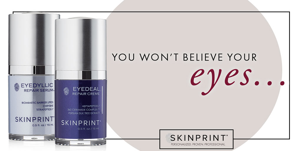 skinprint's tweet photo. Skinprint® eye care products are specially formulated to strengthen the delicate skin around the eyes and minimize the appearance of fine lines &amp; wrinkles, dark circles and puffiness, resulting in youthful-looking, healthy skin. Shop now: https://t.co/zYfthdAnuR  #skinhealthtips https://t.co/xMBk5rnrkM