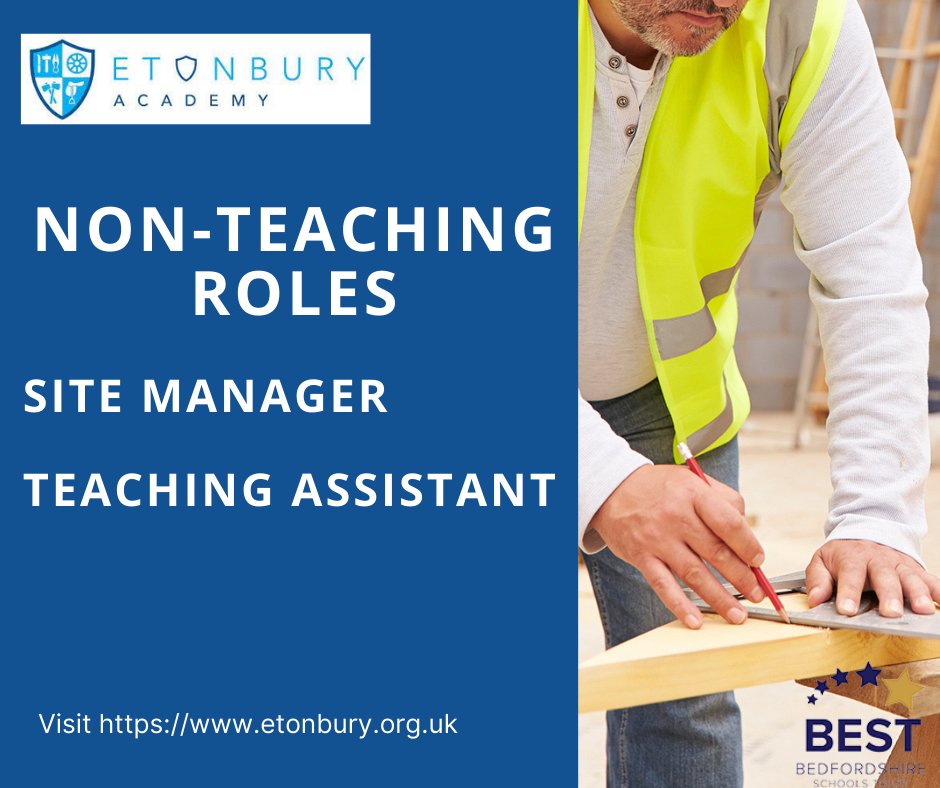 EtonburyAcademy's tweet photo. Fantastic opportunities to develop your teaching and non-teaching careers as we build upon our success.
Go to https://t.co/3DdcVBudgy and join our journey into KS5
#JoinETA
#JoinBEST https://t.co/PHgRb0Ogg3