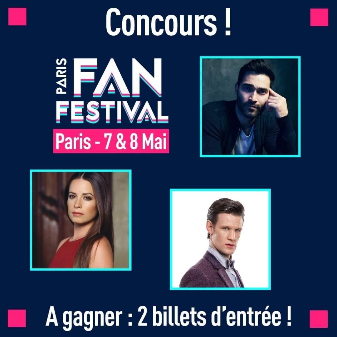 allstarsshow_'s tweet photo. #Jeuconcours pour tenter de rencontrer #TylerHoechlin #MattSmith #HollyMarieCombs #CharlieHeaton au @ParisFanFest les 7 &amp; 8 Mai prochains !

✅ Follow ce compte + @ParisFanFest
✅ RT ce post
✅ Commente en tagant un(e) ami(e)

A gagner : 2 entrées

Tirage au sort dans 1 semaine ! https://t.co/KUjBVQhTet