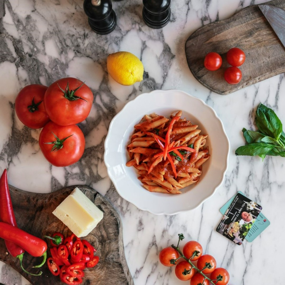The perfect Penne Pasta with the most fresh ingredients and vegetables from our local farm🍅💙

باستا بيني المثالية مع أكثر المكونات والخضروات الطازجة المقطوفة من مزرعتنا المحلية🍅💙

#شيكتي#الرياض#جدة#باستا#Cicchetti#Riyadh#Jeddah#Pasta#Penne