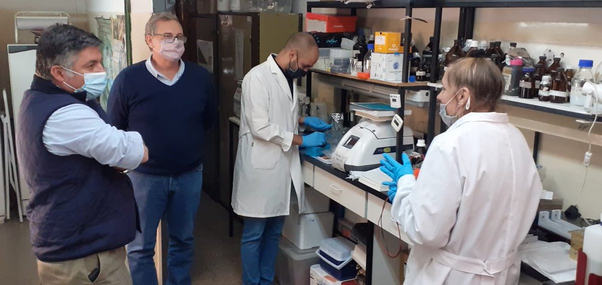 intaCIAP's tweet photo. Ahora en el @intaCIAP
El presidente del @intaargentina, el Ing. Agr. Mariano Garmendia, visita laboratorios y conversa con nuestros directores e  investigadores.
#ciencia 
#investigación https://t.co/OGsiR5YQkO