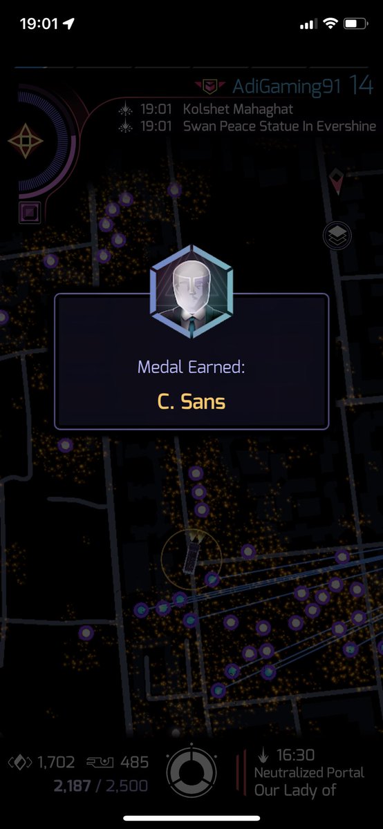 AdityaPanicker5's tweet photo. #Csans #silver #medal #ingress #IngressComicSans https://t.co/ZOTKHUdJX7