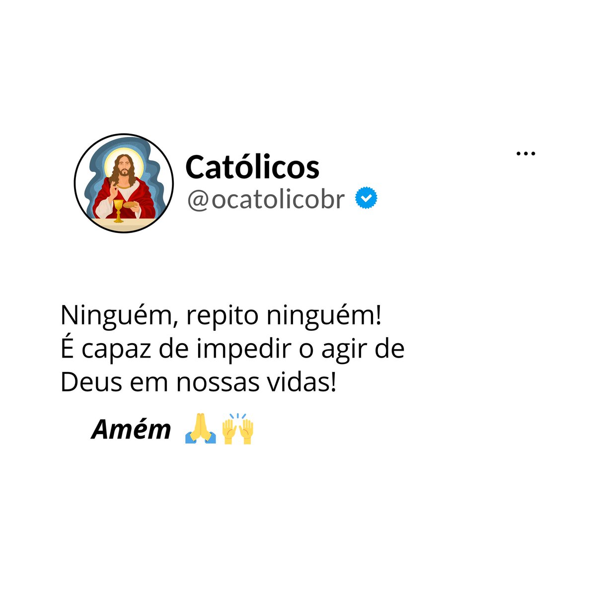 ocatlicobr's tweet photo. Ninguém pode impedir os planos de Deus para sua vida ❤️🙌🙏🏼🔥✝️ https://t.co/g7VYGHPEAC