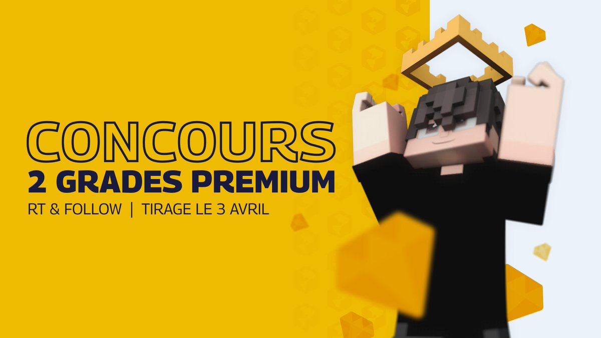 NationsGlory (@nationsglory) on Twitter photo Et si on vous faisait gagner des grades #Premium sur #NationsGlory? 😇
Vous pourrez éviter les files d'attente et aurez plein d'autres avantages 🤯
Pour participer, rien de plus simple :
➡️ RT + Follow <a href="/NationsGlory/">NationsGlory</a> ⬅️
TAS le 3 Avril 2022 Et si on vous faisait gagner des grades #Premium sur #NationsGlory? 😇
Vous pourrez éviter les files d'attente et aurez plein d'autres avantages 🤯
Pour participer, rien de plus simple :
➡️ RT + Follow <a href="/NationsGlory/">NationsGlory</a> ⬅️
TAS le 3 Avril 2022