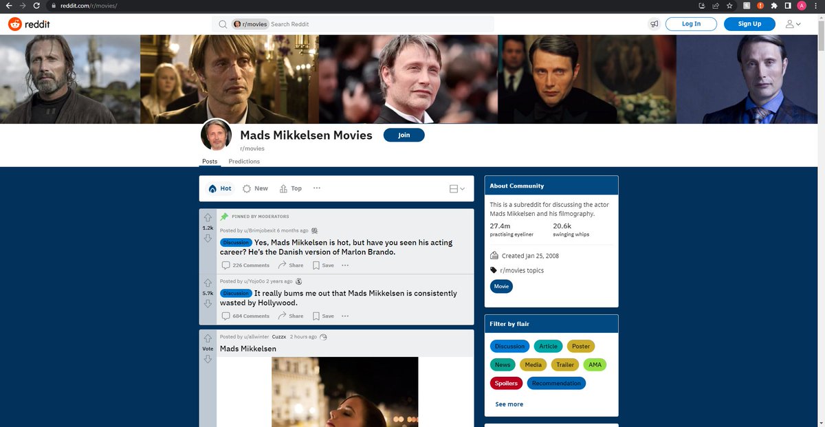 AaronZani's tweet photo. Who let @letterboxd take over the r/movies page?! https://t.co/RR01wqKT12