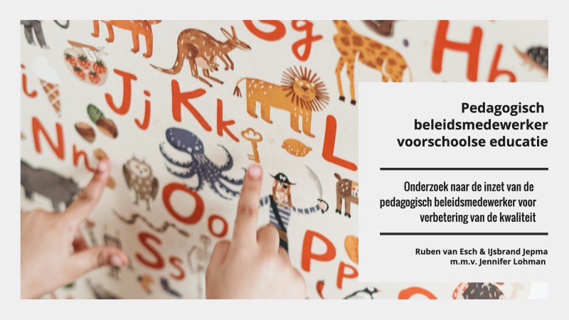 Hoewel de opleidings- en kwalificatie-eisen van de #pedagogischbeleidsmedewerker ve algemeen zijn vastgesteld is onduidelijk hoe kinderopvangorganisaties en gemeenten er exact invulling aan gaan geven. Bekijk het onderzoek naar inzet pb. 
goab.eu/kennisbank/ped…