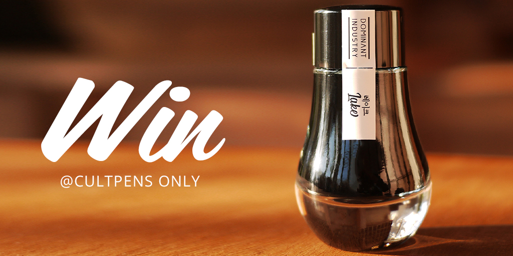 cultpens's tweet photo. Win this bottle of Dominant Industry Ink, Lake, colour no.115  

To enter simply like this post and share it.

This competition is UK only, a winner will be chosen after Friday 8th April. https://t.co/Yvm6KpuTAK