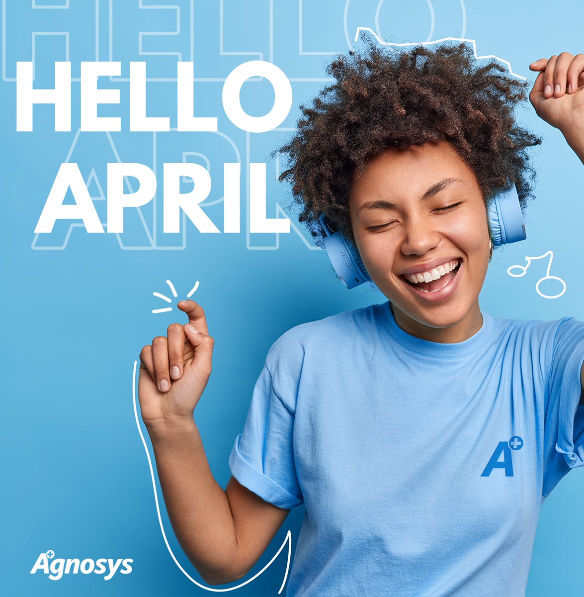 AgnosysCod's tweet photo. Welcome to a wonderful month of excitement and celebration, welcome the second Quarter of the year. Happy New Month!

#April1st #Happiness #Agnosyshealth #vaccinationathome https://t.co/UWbGD07zrc