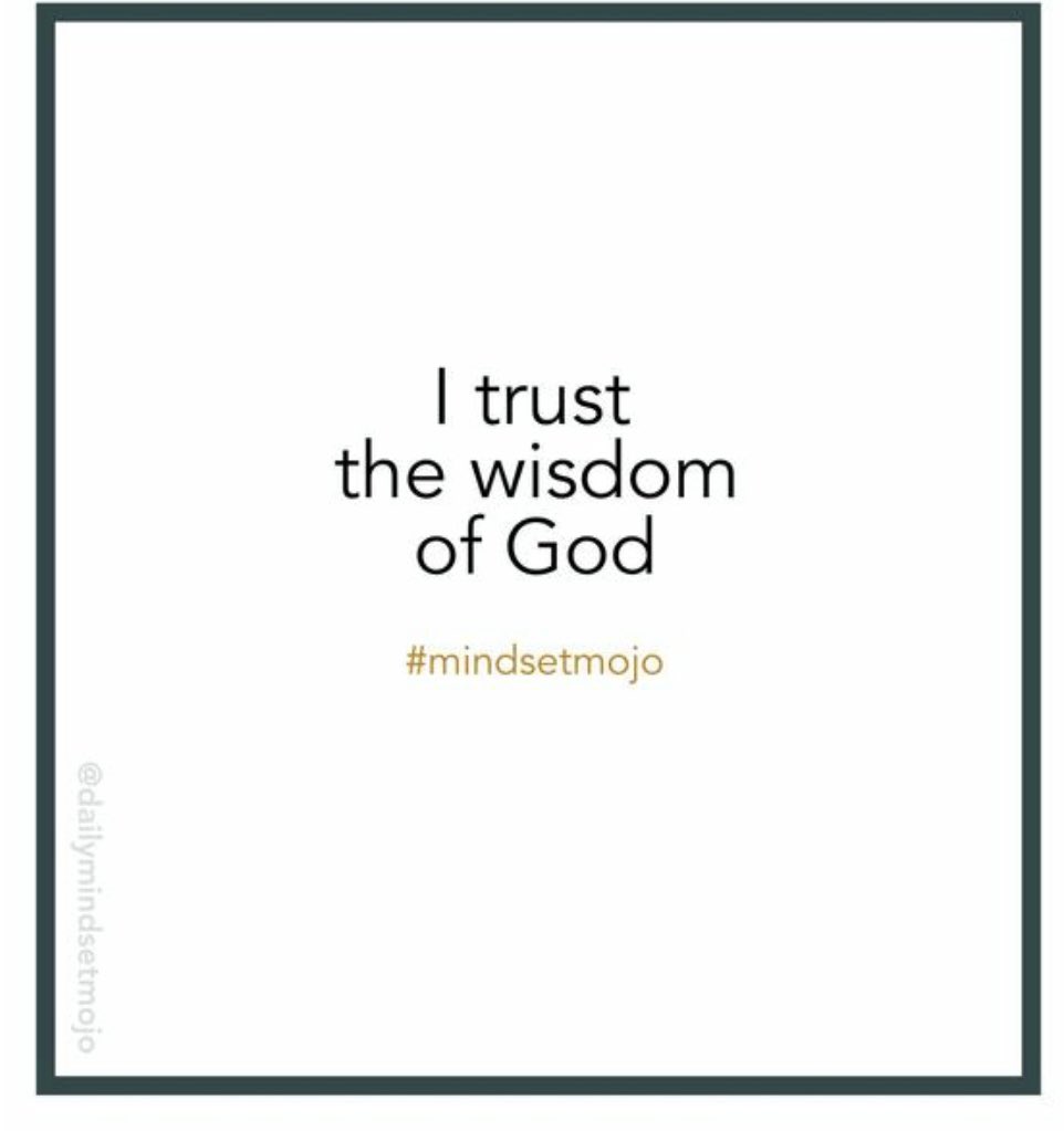 MindsetMojo's tweet photo. Day 88 - Daily Mindset Mojo
 
I trust the wisdom of God. #mindsetmojo https://t.co/o4NAHIztpN