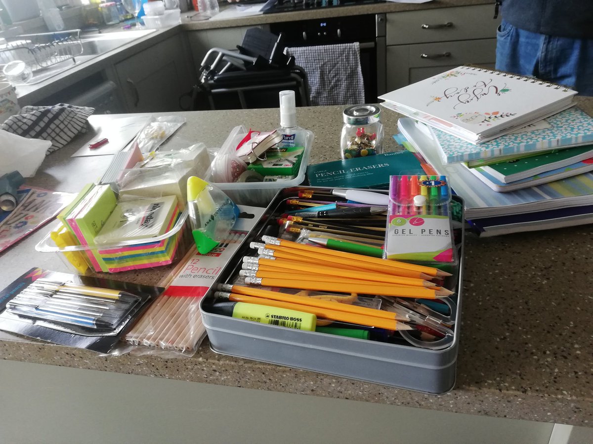 matron5154's tweet photo. Just collected my 'stuff' from work as now officially retired. I have decided that I have a serious problem with stationery!!! @bella_dorman @SarahMack24 ,@joharvey66 
Thank you to all in medicine for   making my time as a Matron with you all truly unforgettable,  and enjoyable. https://t.co/GWc1bqMhlY