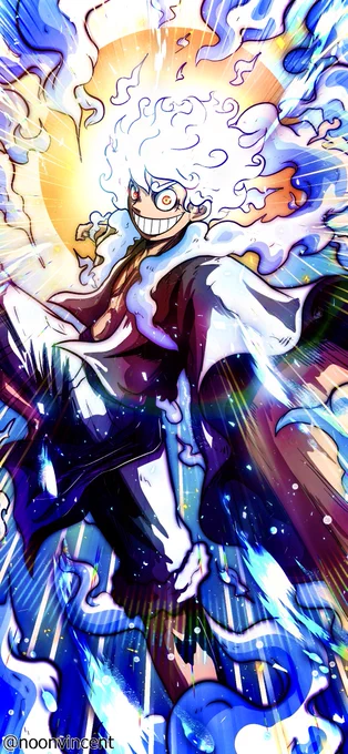Luffy - GEAR 5 - recolor ⚪️ 