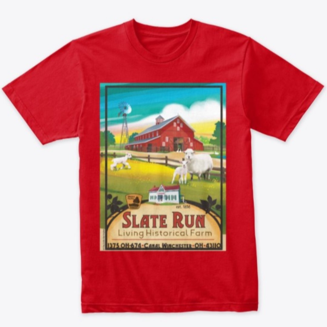 MetroParkFriend's tweet photo. Congratulations to Mark Dye and Leslie Harrington for creating the Slate Run Metro Park and Slate Run Farm T-shirts! These shirts are available in a variety of sizes and colors. You can get yours in our online store! https://t.co/ioJKEeakoo https://t.co/QMQw91N0aS