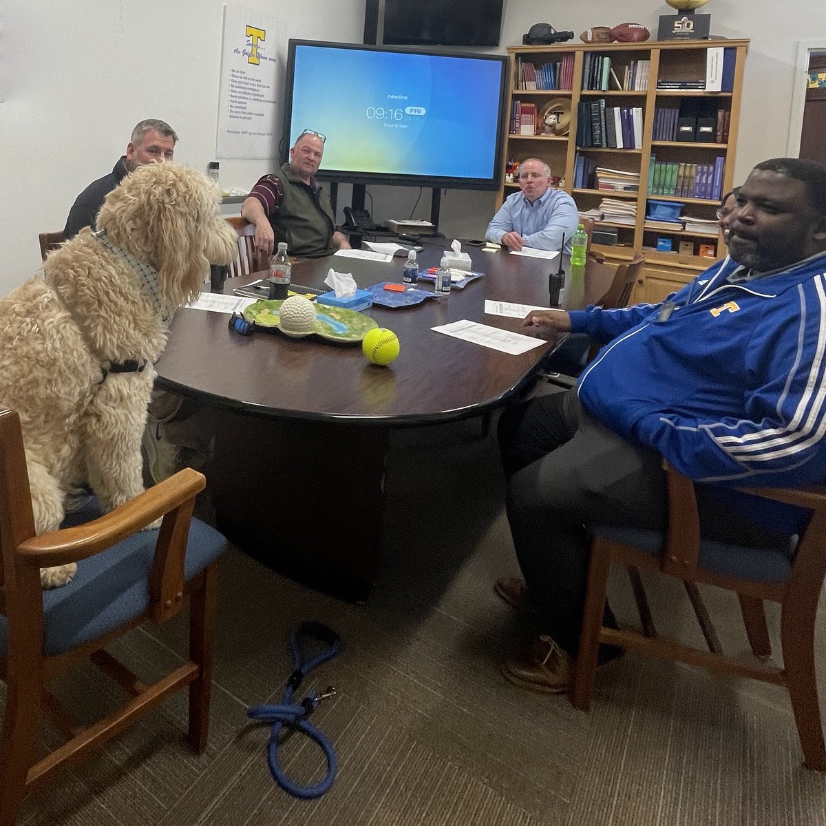 TupeloHigh's tweet image. Wavely presented a few requests in Mr. Dobbs' Admin meeting this morning... #GoWave #TPSD