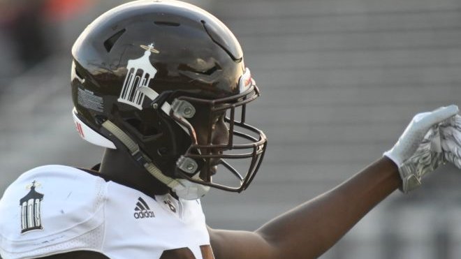 goblackknights's tweet photo. Athlete Justin Bonsu elated to have picked up an Army offer 

#ArmyFootball @GoBlackKnights @Rivals

https://t.co/C6bDDXs3Xb https://t.co/imaroW51FD