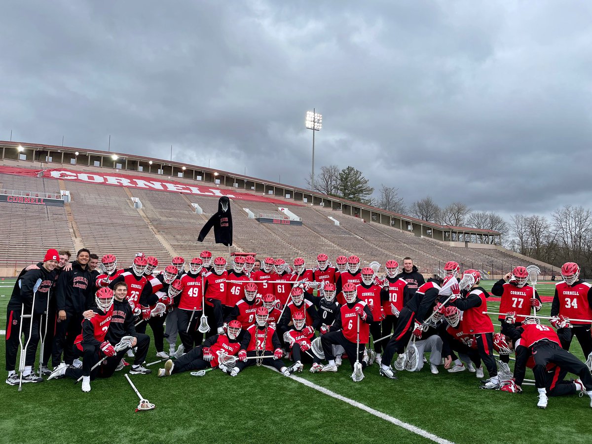 CornellLacrosse's tweet photo. From #25 to #24. “…the past is not a place where we can compete.” #PPOW #onward #JP24 #salmonman #gatoradebottle #fruittoss #stafford #bigredbeauties WD>WS #LGR https://t.co/O6yrZIXaMb