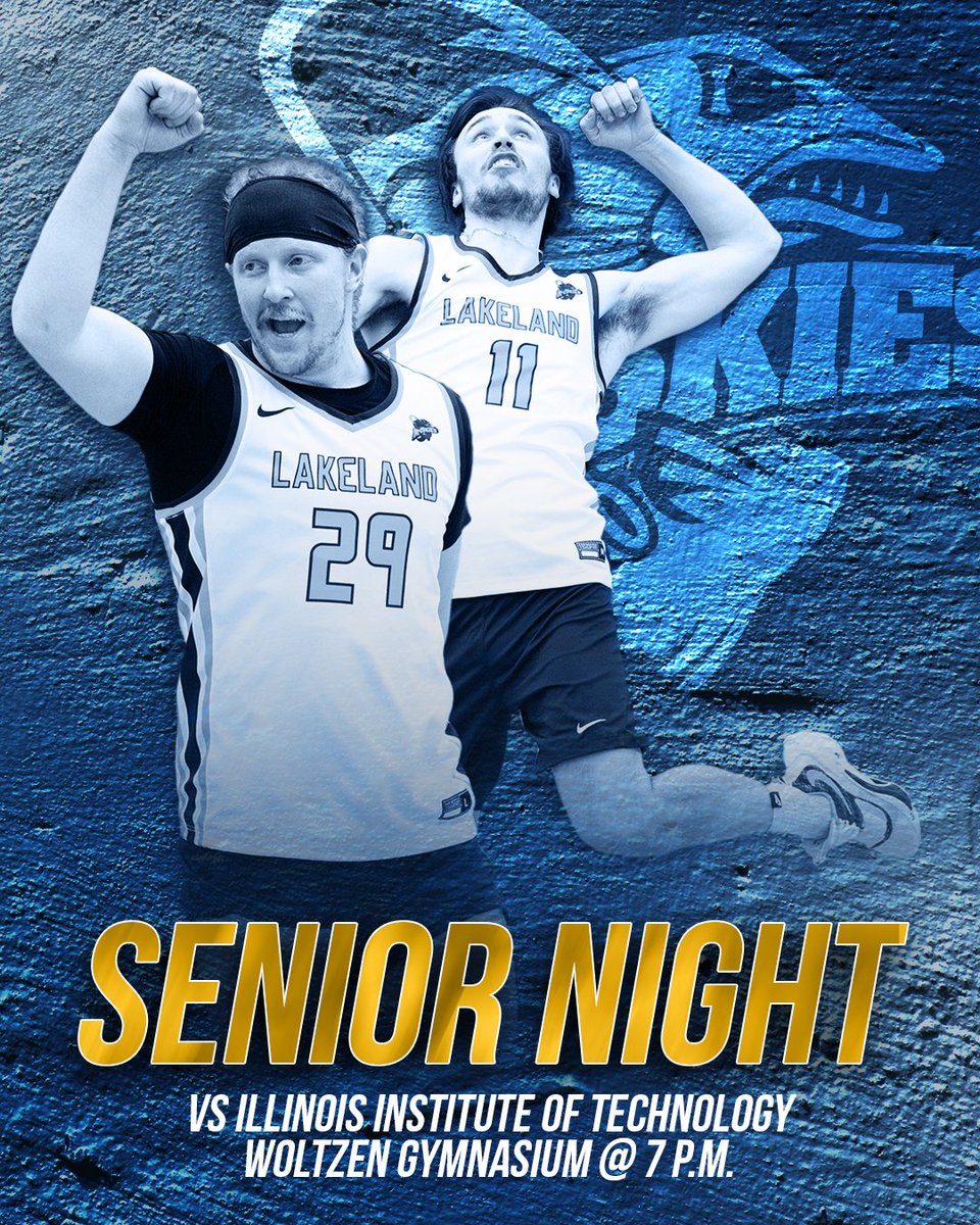 Help us celebrate our sensational seniors tonight in the <a href="/LUMuskieMVB/">Lakeland Men's Volleyball</a> season finale! Go Muskies!! #Muskies4Life