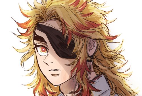 悠屋さんがTwitterに投稿した煉獄杏寿郎(鬼滅の刃)のイラスト。