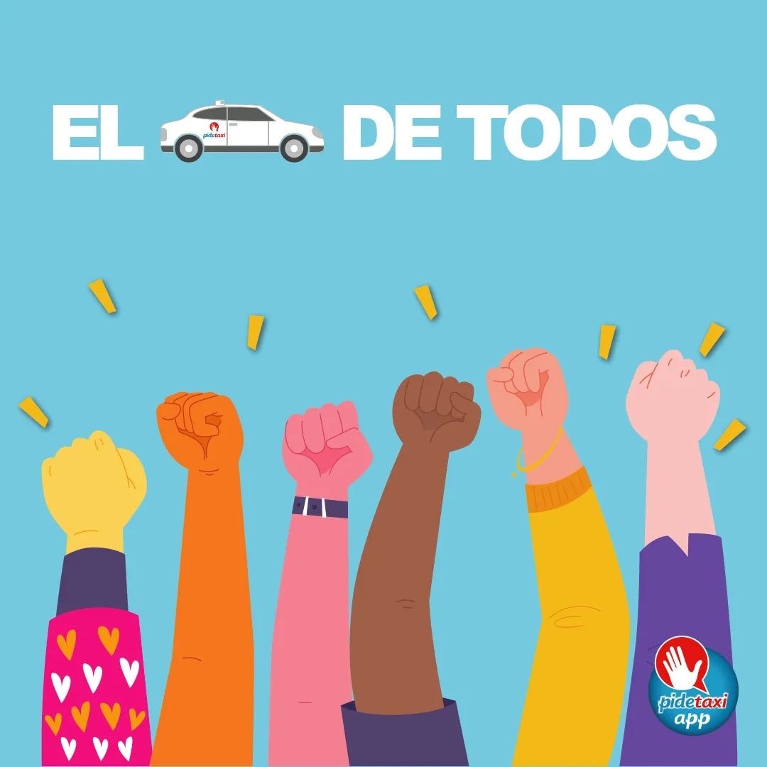 ¡El taxi de todos 💙! Por eso en el Día contra la Discriminación recordamos que el taxi 🚕siempre está para todo el que lo necesite 🥰. ¡Os esperamos! 👏🏼