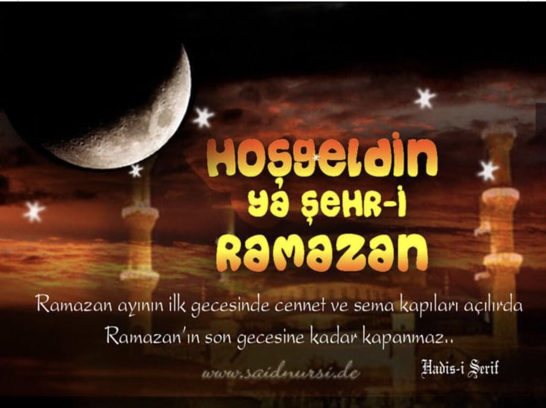 Ramazan’ı şerifinizi tebrik ederim. Tutulacak olan oruçlarımızı Allah kabul eylesin inşallah. 🌹🌸🌷🌺