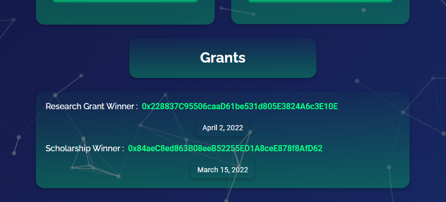 DecentDatabase's tweet photo. Congratulations to the 3rd Winner of our monthly Research Grant๐๐๐
Wallet Address: 0x228837c95506caad61be531d805e3824a6c3e10e
Transaction ID: https://t.co/HKrIiqYEaV
Thanks a lot for all your support.
#DECENTCoin #DECENTDatabase https://t.co/YmrEbFCRt9