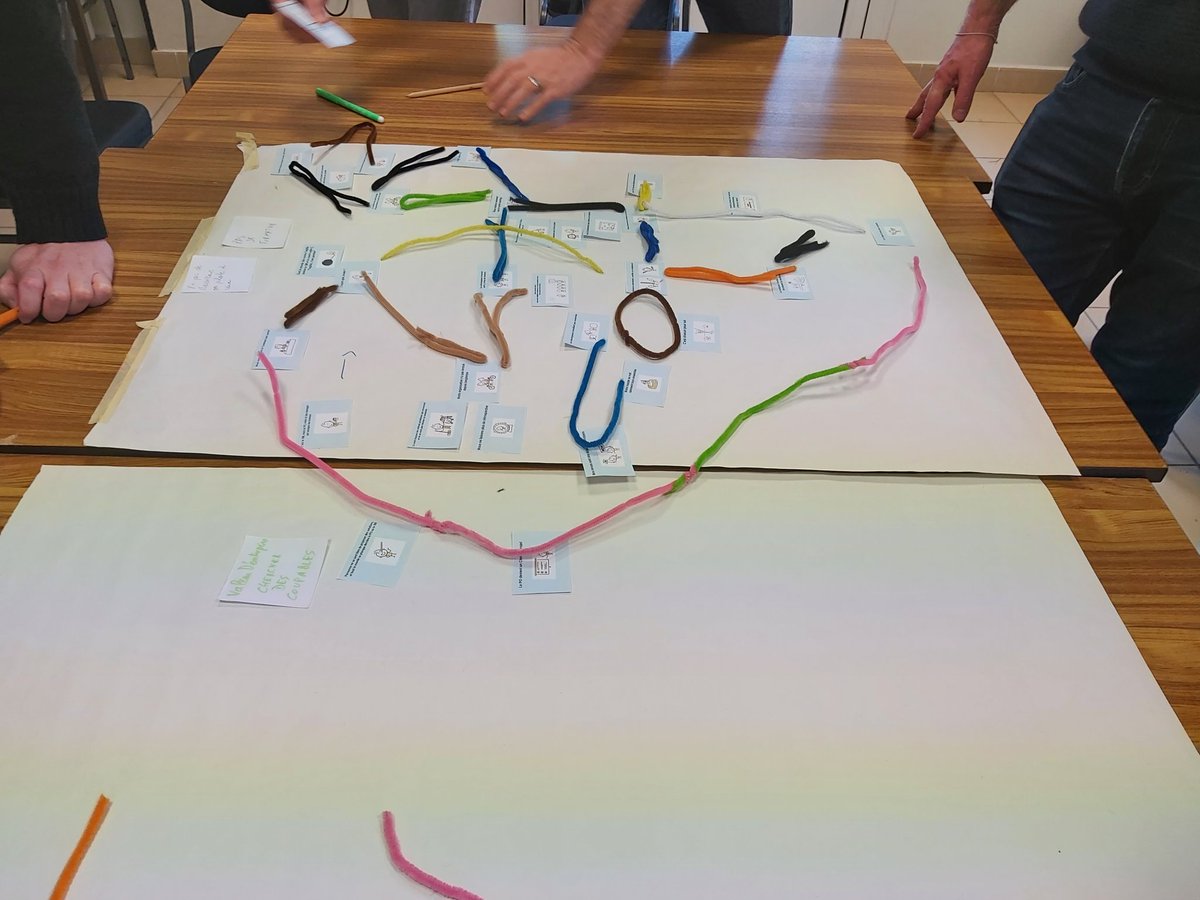 #AGFR22 
2 versions de fresques de l'agilité aux agile games à Sète. Celle de @claudeaubry et <a href="/jpboignard/">@agileboarding@piaille.fr</a> et celle du Centre Agile de la Poste, <a href="/seb_fournel/">Sebastien Fournel🌀</a> Julien Malivel <a href="/berniebaud/">Bernard Baudin</a> et moi même 
#fresqueagile