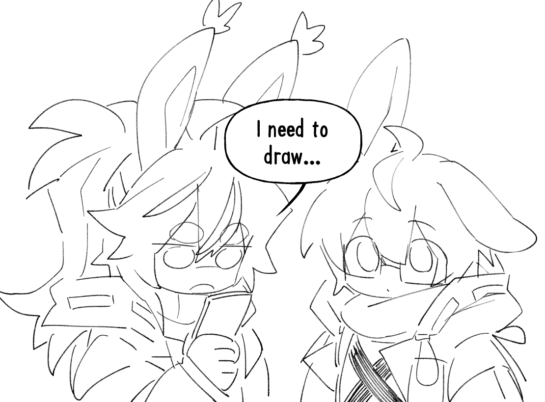 this may or may not have happened irl (thank u for drawin him either way mami ilu kiss mwah) https://t.co/bpLkVYGlDb