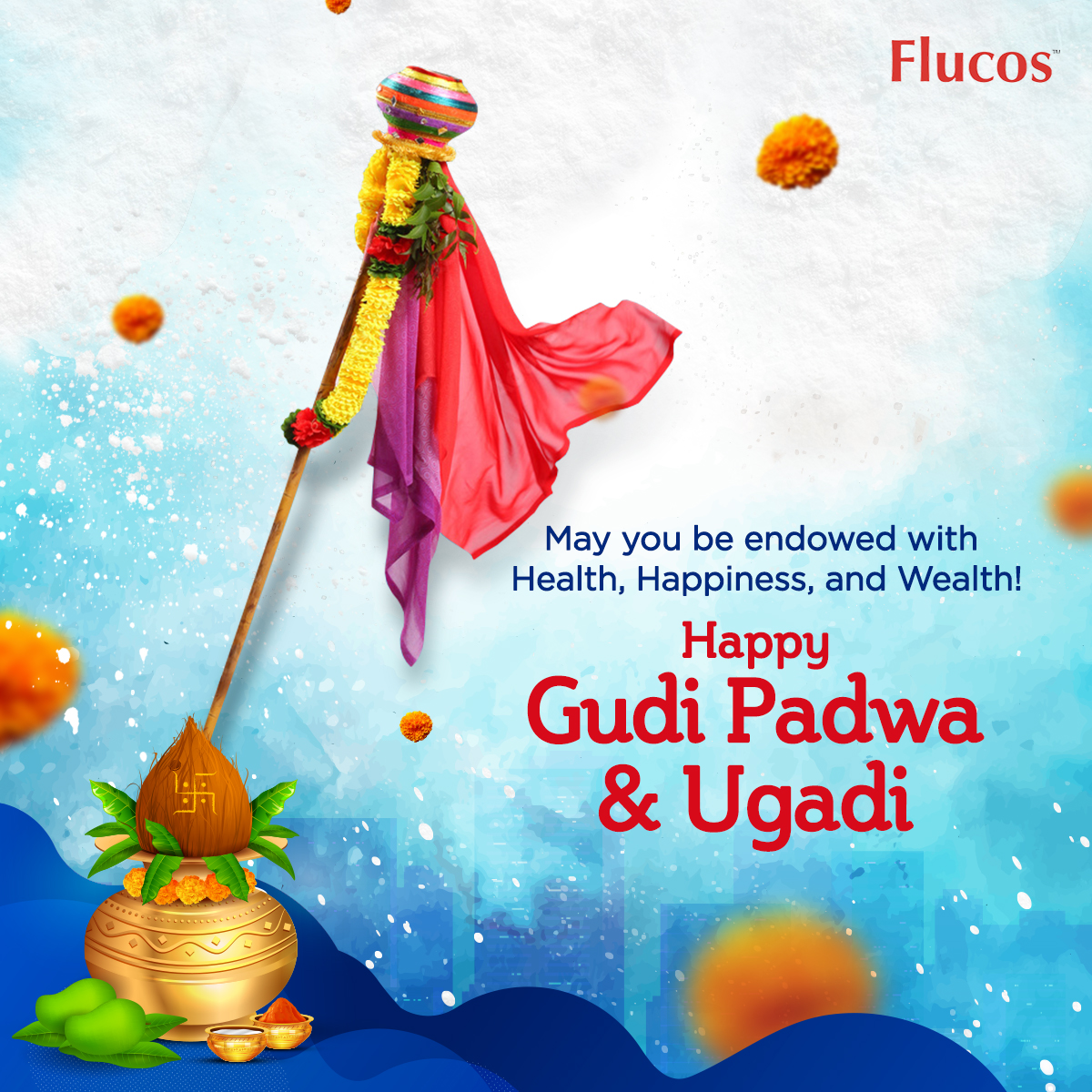FlucosDP's tweet photo. May you be blessed with good luck, success, health, prosperity, and more!
Wishing you a very Happy Gudi Padwa and Ugadi π
#GudiPadwa #HappyUgadi #HappyGudiPadwa #Ugadi #FlucosDustingPowder #FestiveVibes #Health #NewBeginning https://t.co/9sLfEkwBut