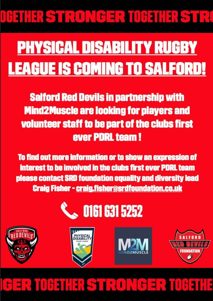#RugbyLeague #PDRL #Salford #SalfordRedDevils

If you’re interested check out the @adamhillscomedy documentary #TakeHisLegs 🏉🏉🏉