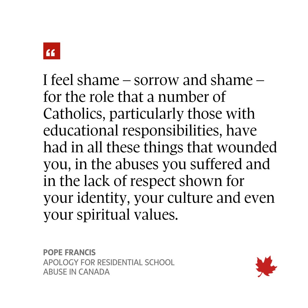 Full text of Pope Francis’s apology for residential schools:
tgam.ca/3DxXFoc