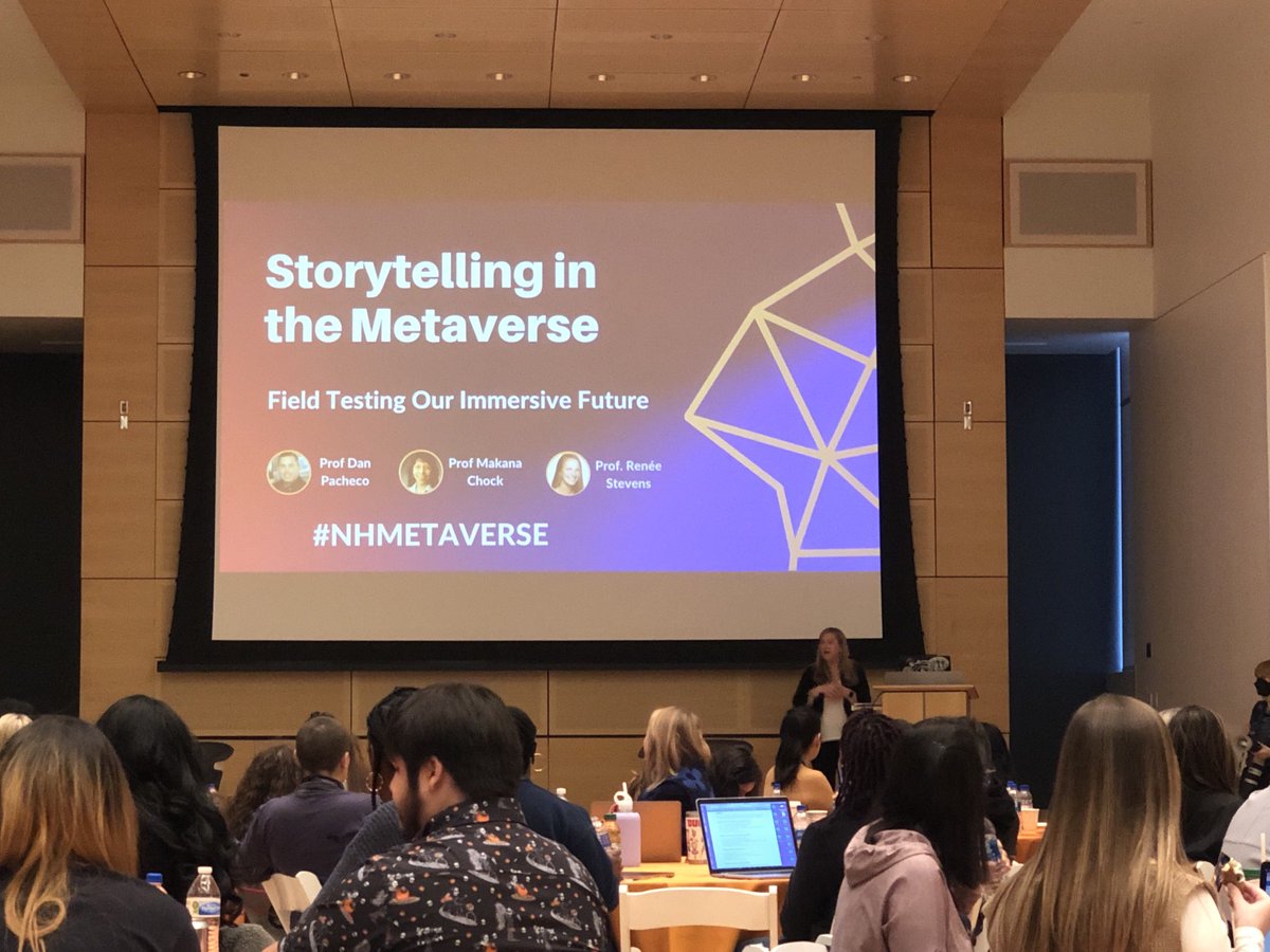 TonyDAngelo_SU's tweet photo. Kicking off a weekend immersion for @NewhouseSU online master’s students who’ll be building their own spaces in the metaverse #nhmetaverse https://t.co/dQYA8kkhPU