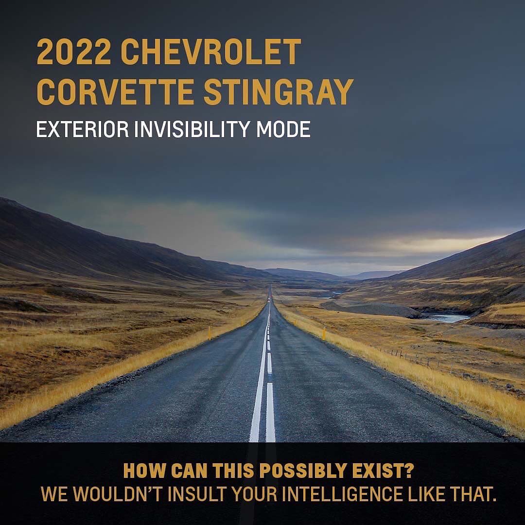andre_lorieau's tweet photo. Love it!!!

We know you’re no fools. So we won’t try! But if we did... this is how we would have done it. 💁 #AprilFools
.
Posted @withregram • @chevroletcanada https://t.co/IZ8HqlZhSr